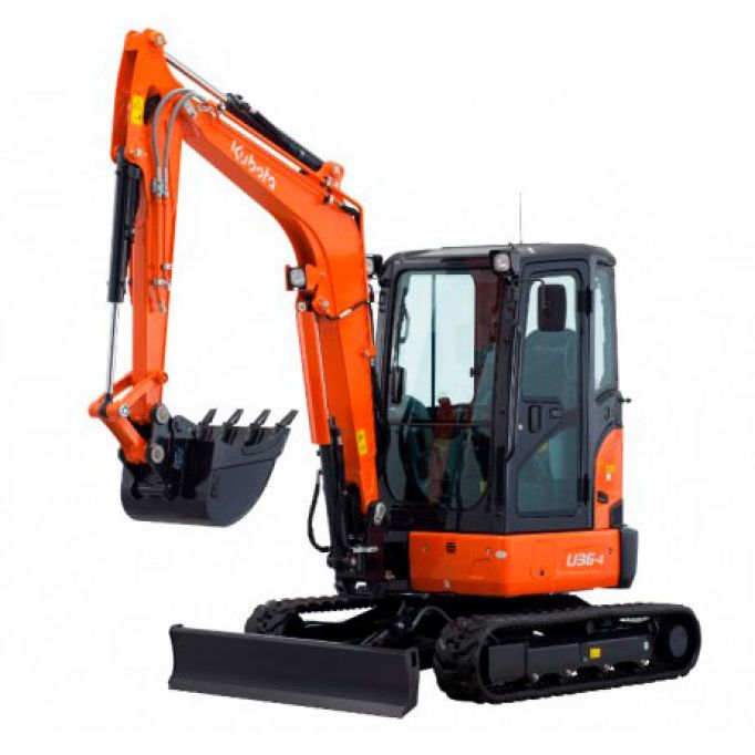 Miniexcavadora de 3600 kg cazo no incluido