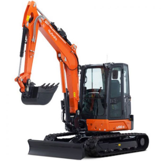 Miniexcavadora 5600kg A/C matriculada Sin cazo
