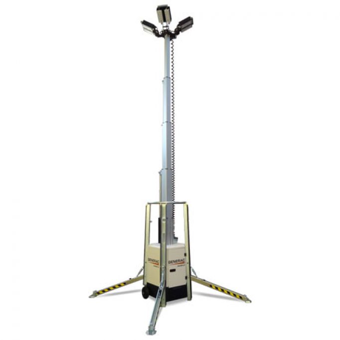 Torre iluminación led monofásica 58000 lúmenes