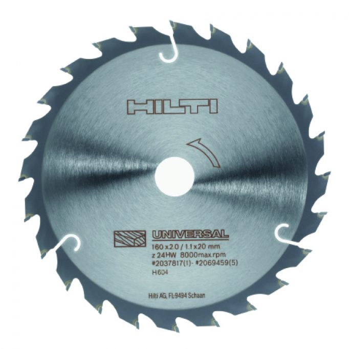 Disco madera 160 mm radial sierra circular