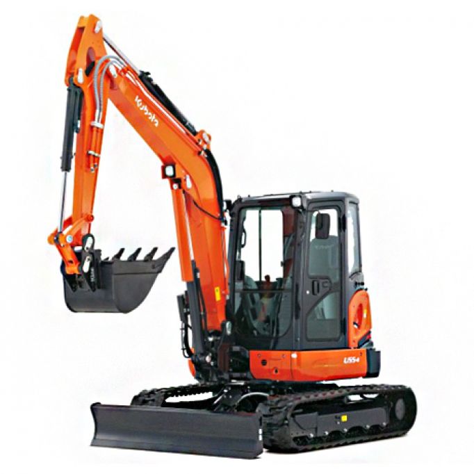 Miniexcavadora de 5500 kg Cota 0 Cazo no incluido